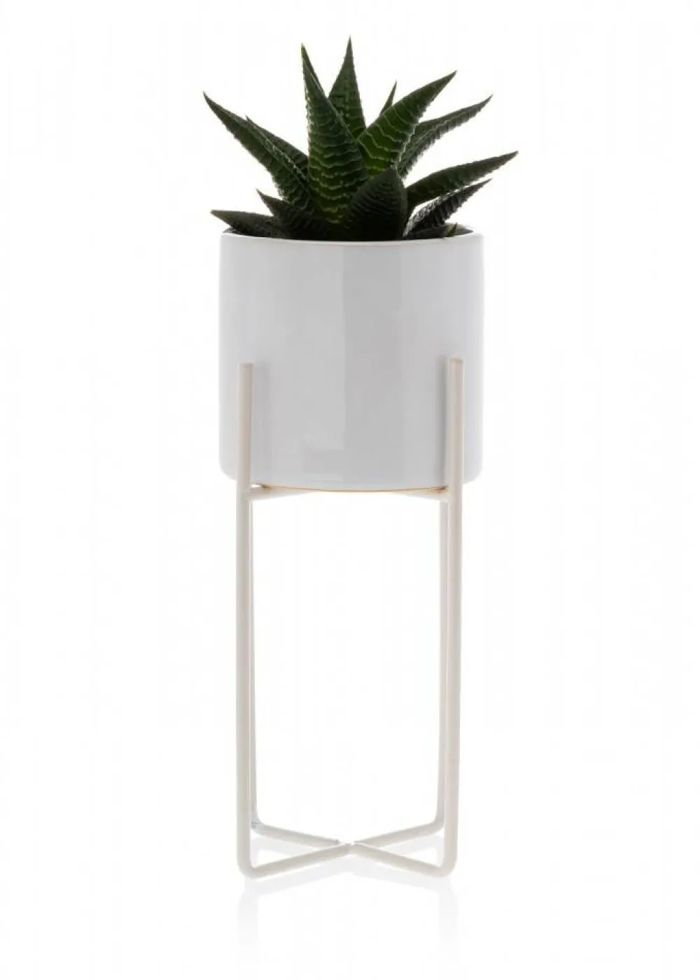 Doniczka Florri White 22 cm * HowHomely Outlet