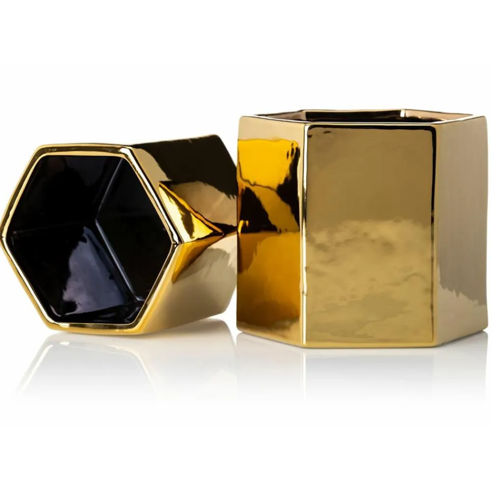 Doniczka Mia Gold 12 cm * HowHomely Clearance
