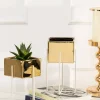 Doniczka Mizu Gold White 23 cm * HowHomely Sale