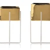 Doniczka Mizu Gold White 21 cm * HowHomely New