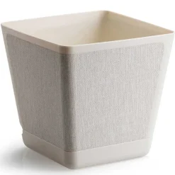 Doniczka Pilea Texelle kremowy h30x30 cm * HowHomely Best