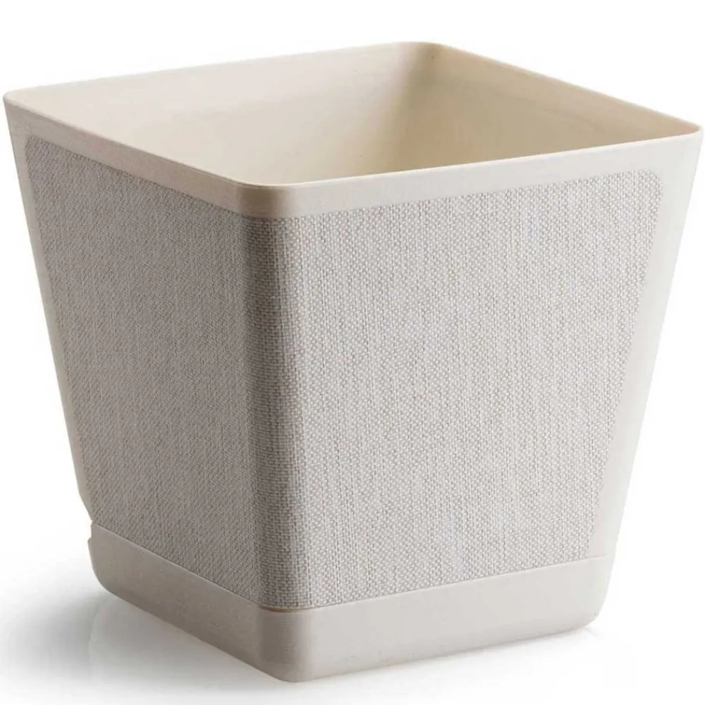Doniczka Pilea Texelle kremowy h30x30 cm * HowHomely Best