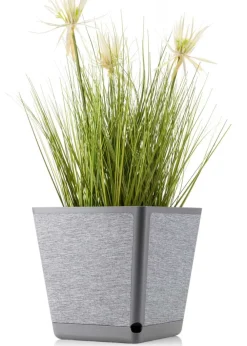 Doniczka Pilea Texelle szara h24x24 cm * HowHomely Best