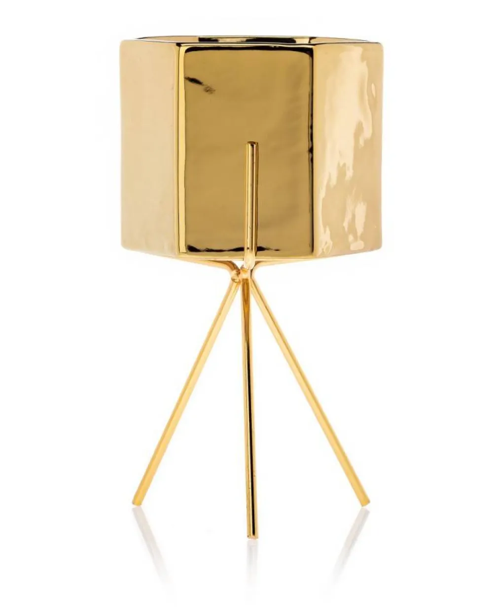 Doniczka Sashi Gold 20 cm * HowHomely New