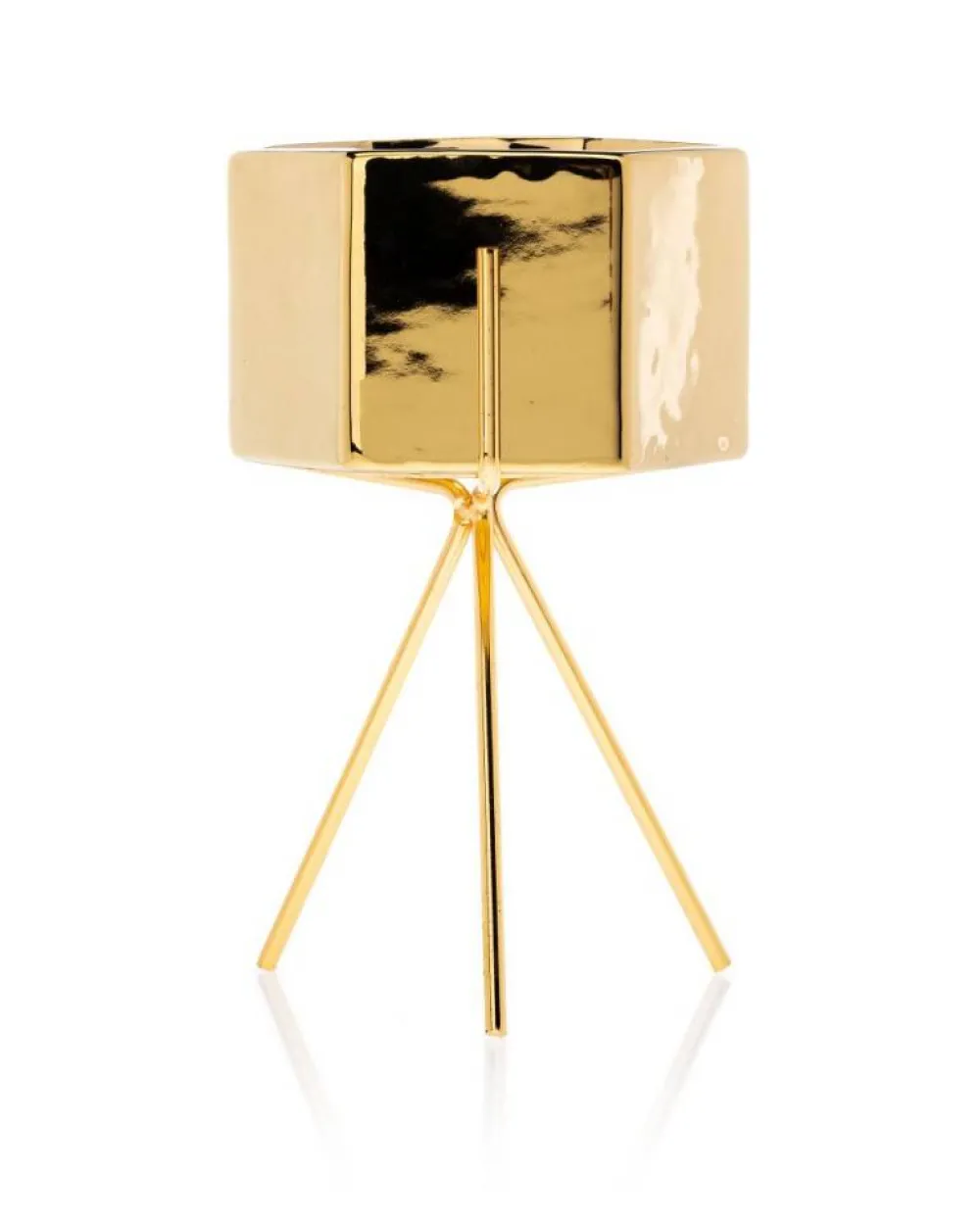 Doniczka Sashi Gold 18,5 cm * HowHomely Online