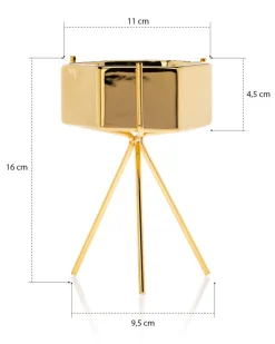 Doniczka Sashi Gold 16,5 cm * HowHomely Discount