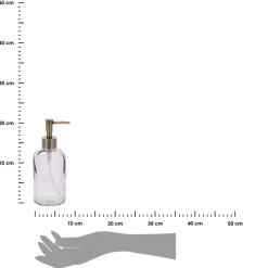 Dozownik łazienkowy 410ml Grege szklany