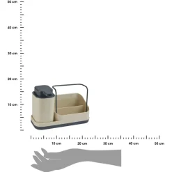 Dozownik na płyn 300 ml z organizerem Neo beż * 5five Simply Smart Discount