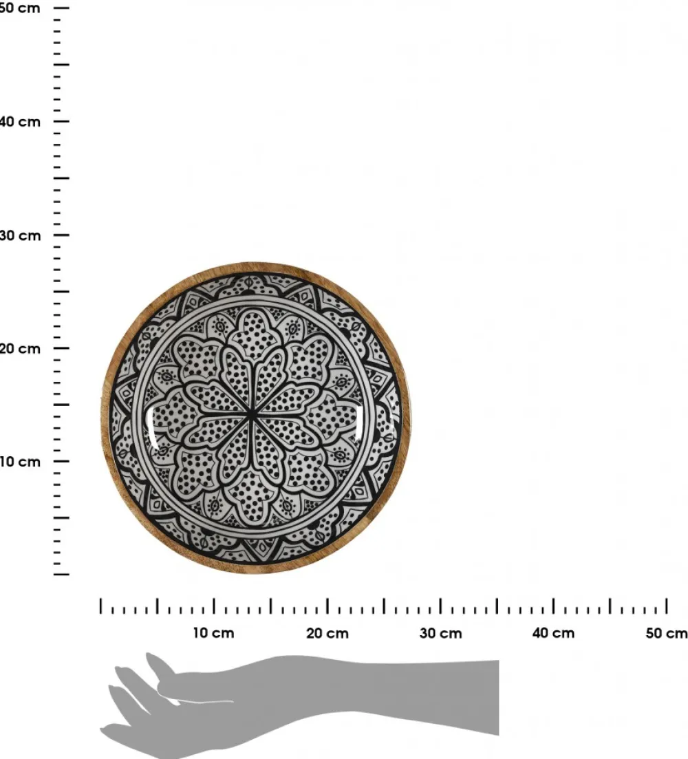 Drewniana misa Marrakesh 28 cm * HowHomely Online