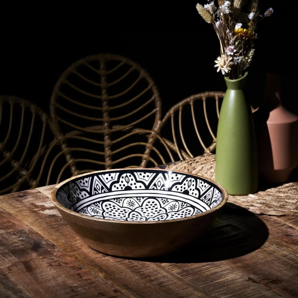 Drewniana misa Marrakesh 28 cm * HowHomely Online