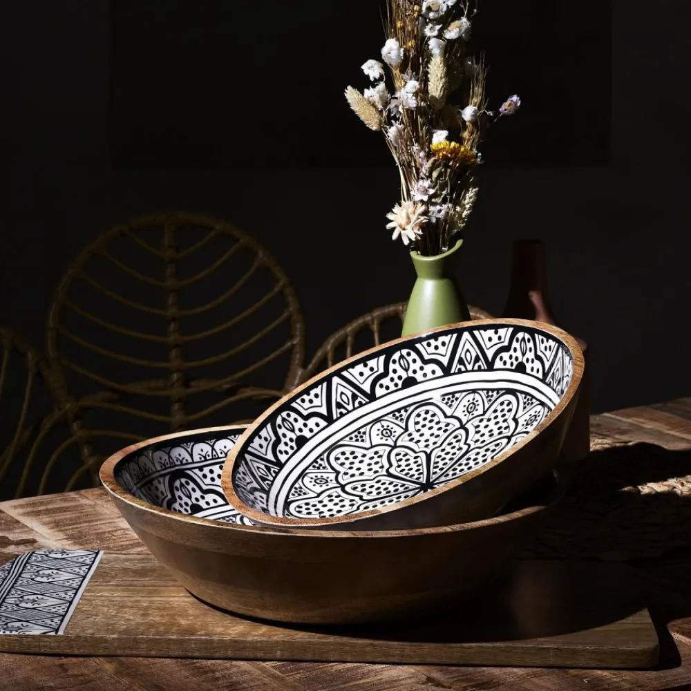 Drewniana misa Marrakesh 28 cm * HowHomely Online