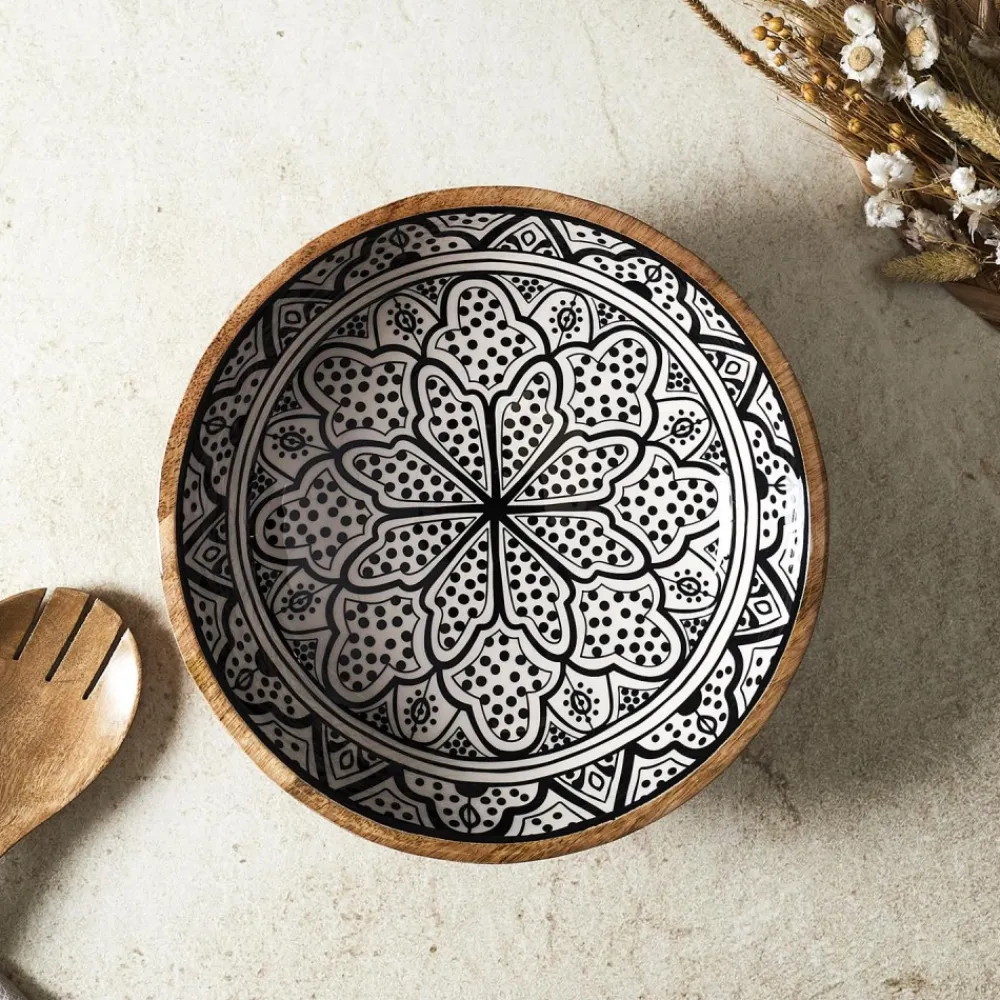 Drewniana misa Marrakesh 28 cm * HowHomely Online