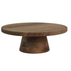 Drewniana patera na ciasto NATURAL SLICE * HowHomely Clearance