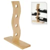 Drewniany nowoczesny stojak na wino na 4 butelki * H&S Decoration Hot