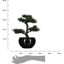 Drzewko bonsai w czarnej doniczce 36 cm