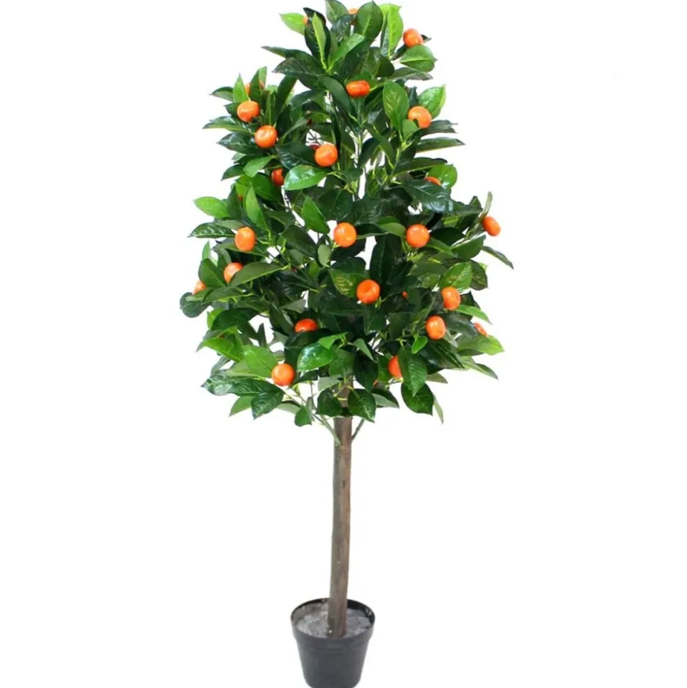 Drzewko ozdobne sztuczna mandarynka w donicy 120 cm