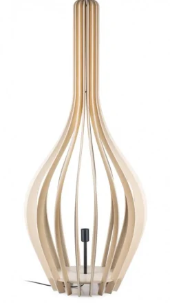 Duża lampa stojąca PLYWOOD 148 cm BOHO