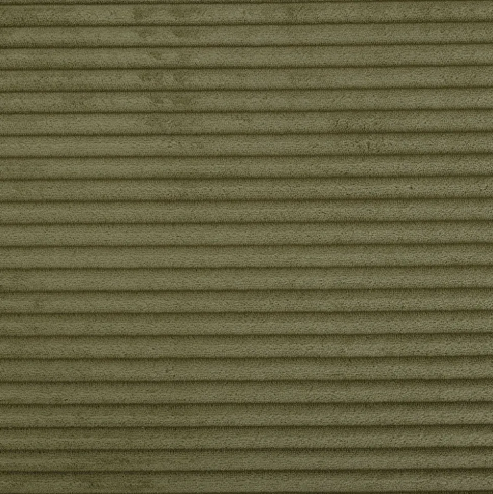 Duża pufa tapicerowana khaki Arum