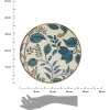 Duży dekoracyjny talerz mango z niebieskim motywem 37 cm wzór 2 * Excellent Houseware Online