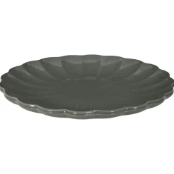 Duży talerz obiadowy Eden 27 cm szary * HowHomely Outlet