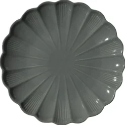 Duży talerz obiadowy Eden 27 cm szary * HowHomely Outlet