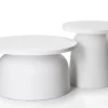 Dwa minimalistyczne stoliki OTTO białe