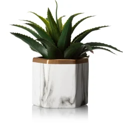 Dwie doniczki Sona Marbling 12 cm