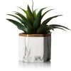 Dwie doniczki Sona Marbling 10 i 12 cm