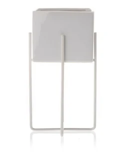 Dwie doniczki Mizu White 21 i 23 cm * HowHomely Outlet