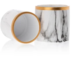 Dwie doniczki Sona Marbling 11 cm * HowHomely Outlet