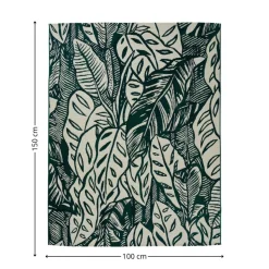 Dywan zewnętrzny 100 x 150 cm monstera Kepa