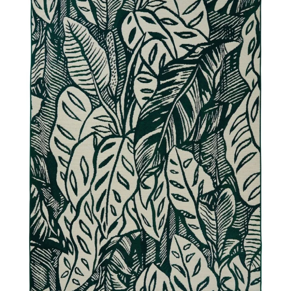 Dywan zewnętrzny 100 x 150 cm monstera Kepa