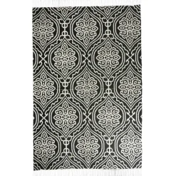 Dywan bawełniany do salonu z frędzlami 120 x180 cm * H&S Decoration Discount