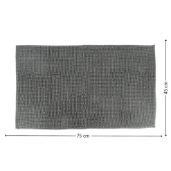 Dywanik łazienkowy Balls 45x75 cm szary