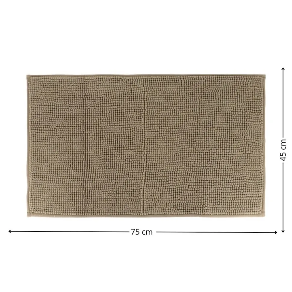 Dywanik łazienkowy Balls 45x75 cm taupe