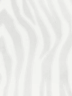 Dywanik łazienkowy biały 45x75 cm zebra