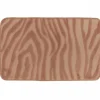 Dywanik łazienkowy cappuccino 45x75 cm zebra