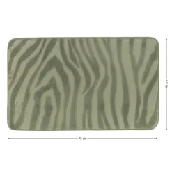 Dywanik łazienkowy szałwiowy 45x75 cm zebra