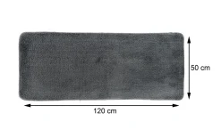 Dywanik łazienkowy 50x120 Marlet Grafit