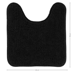 Dywanik pod WC BALLS 45x50 cm czarny
