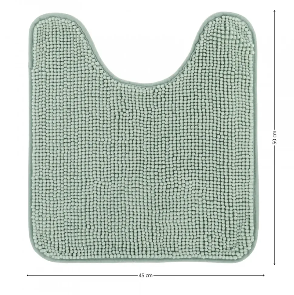 Dywanik pod WC BALLS 45x50 cm eukaliptusowy