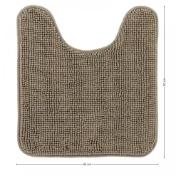 Dywanik pod WC BALLS 45x50 cm taupe