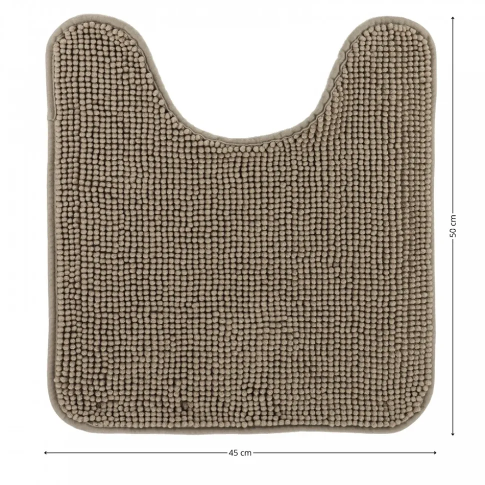 Dywanik pod WC BALLS 45x50 cm taupe