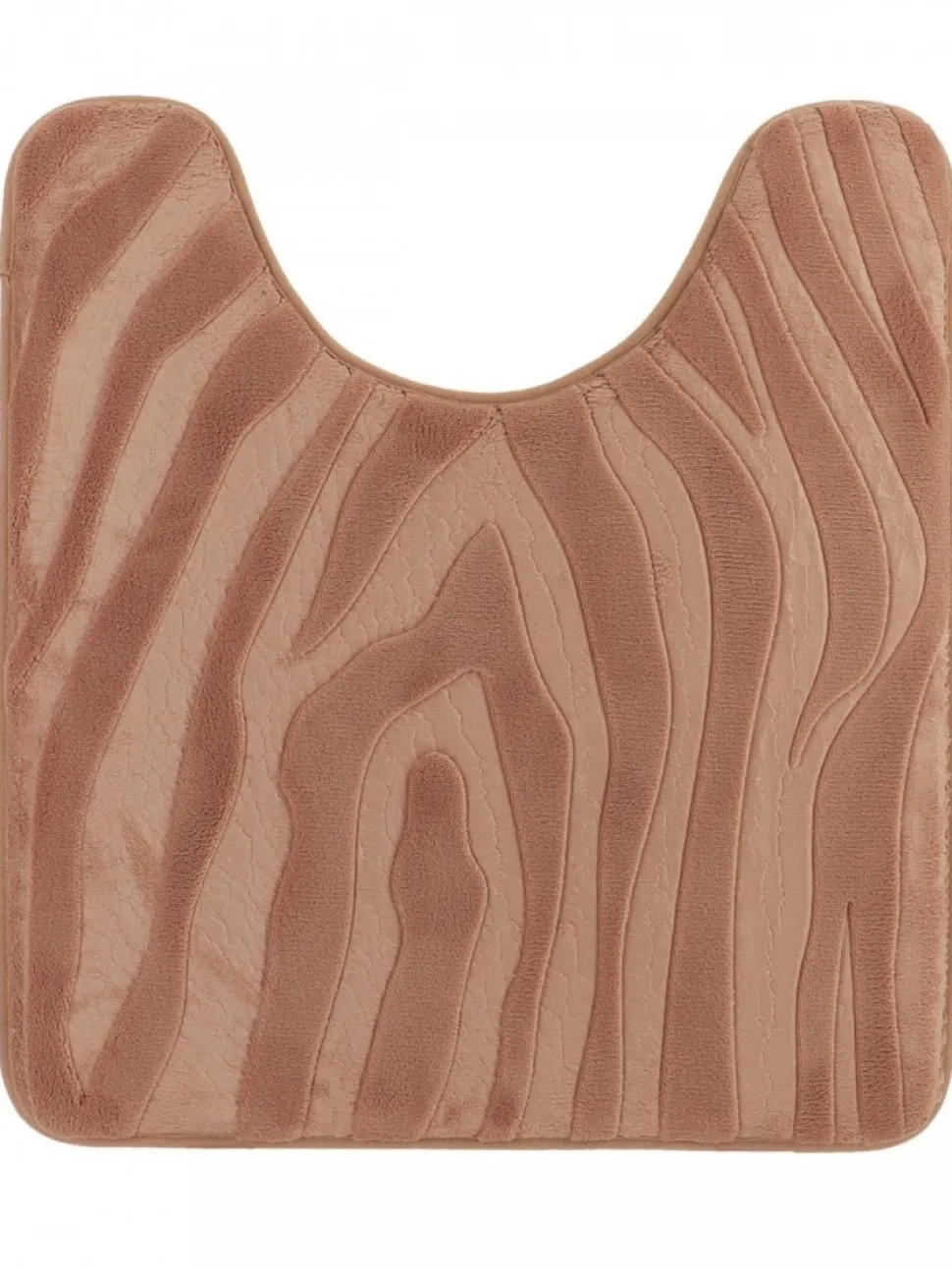 Dywanik pod WC cappuccino 45x50 cm zebra