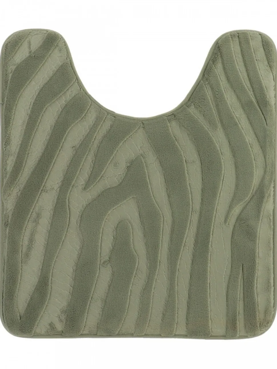 Dywanik pod WC szałwiowy 45x50 cm zebra