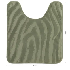 Dywanik pod WC szałwiowy 45x50 cm zebra