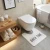 Dywanik pod WC 45x50 cm biały Bath Time