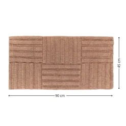 Dywanik łazienkowy Anna 45x90 cm cappuccino * TENDANCE Outlet