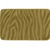 Dywanik łazienkowy oliwkowy 45x75 cm zebra * TENDANCE Best