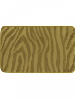 Dywanik łazienkowy oliwkowy 45x75 cm zebra * TENDANCE Best